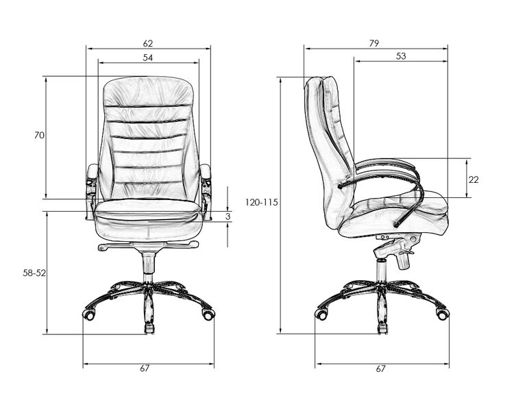 Купить Офисное кресло для руководителей DOBRIN LYNDON (белый) белый/хром, фото 13