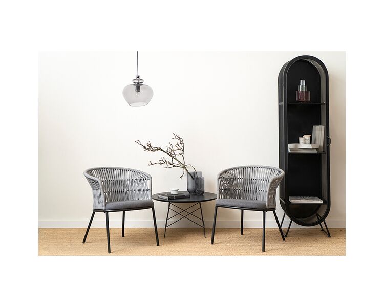 Купить Лаунж-кресло Haugen темно-серое/светло-серое, Цвет: темно-серый, фото 4