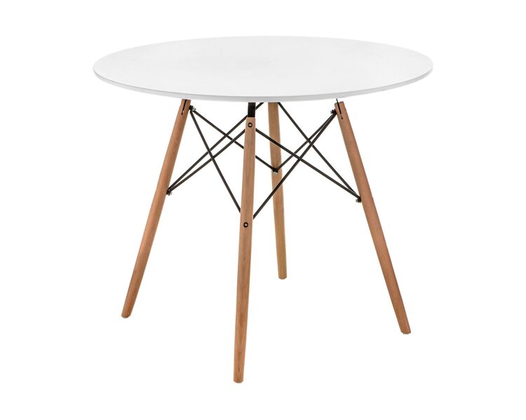Купить Стол Table 80 white / wood, Варианты цвета: белый, Варианты размера: 80