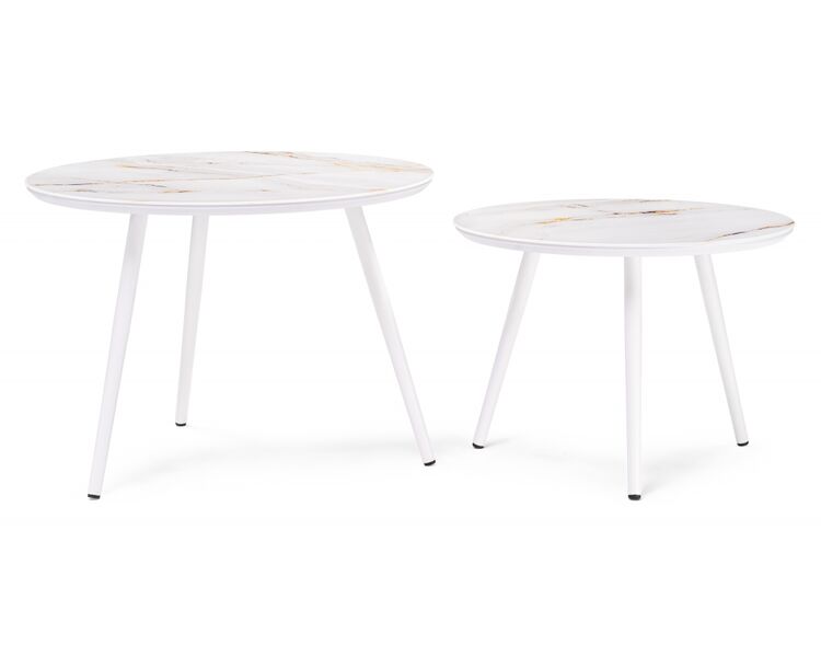 Купить Комплект столиков Ватсония белый, Варианты цвета: белый, Варианты размера: 