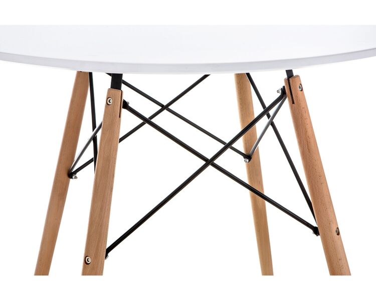 Купить Стол Table 80 white / wood, Варианты цвета: белый, Варианты размера: 80, фото 3