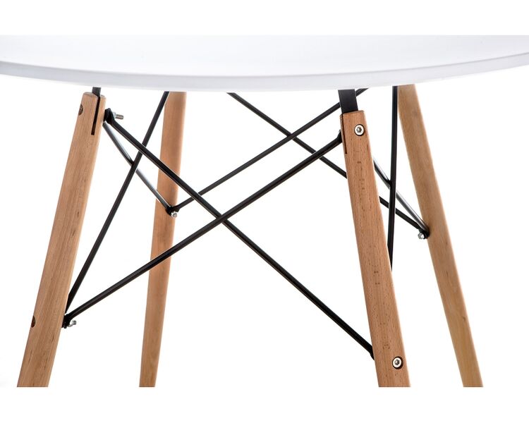 Купить Стол Table 80 white / wood, Варианты цвета: белый, Варианты размера: 80, фото 4