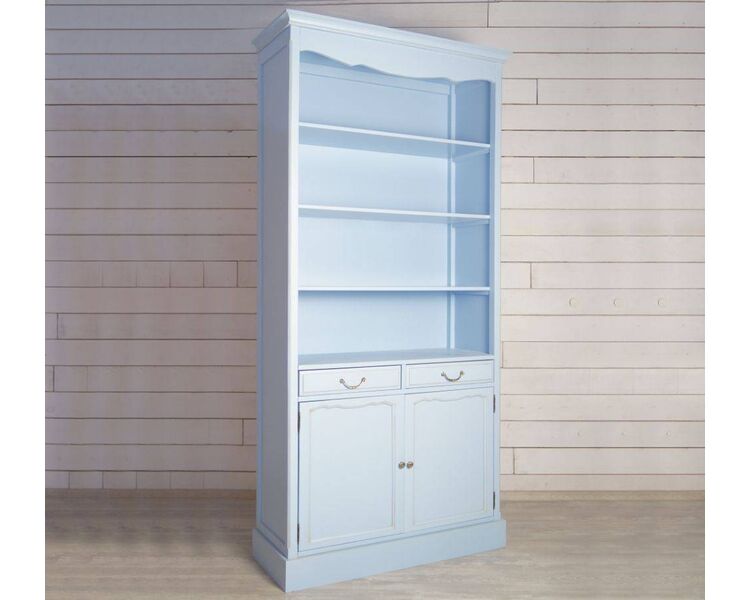 Купить Книжный шкаф Leontina Blue, Варианты цвета: голубой, фото 3