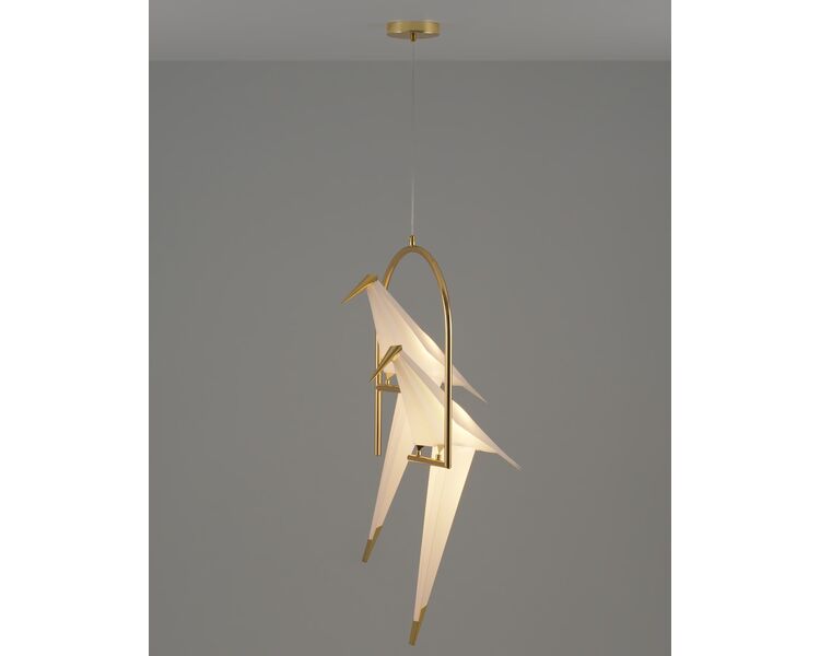 Купить Подвесной светодиодный светильник Moderli V3071-2PL origami Birds 2*LED*6W, фото 2