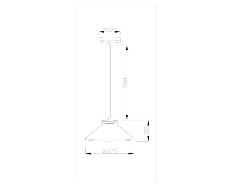 Купить Подвесной светильник Moderli V1430-1P Brabbo 1*E27*60W, Варианты цвета: черный, фото 8