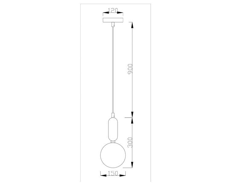 Купить Подвесной светильник Moderli V2002-1P Sioma 1*E27*60W, Варианты цвета: хром, фото 3