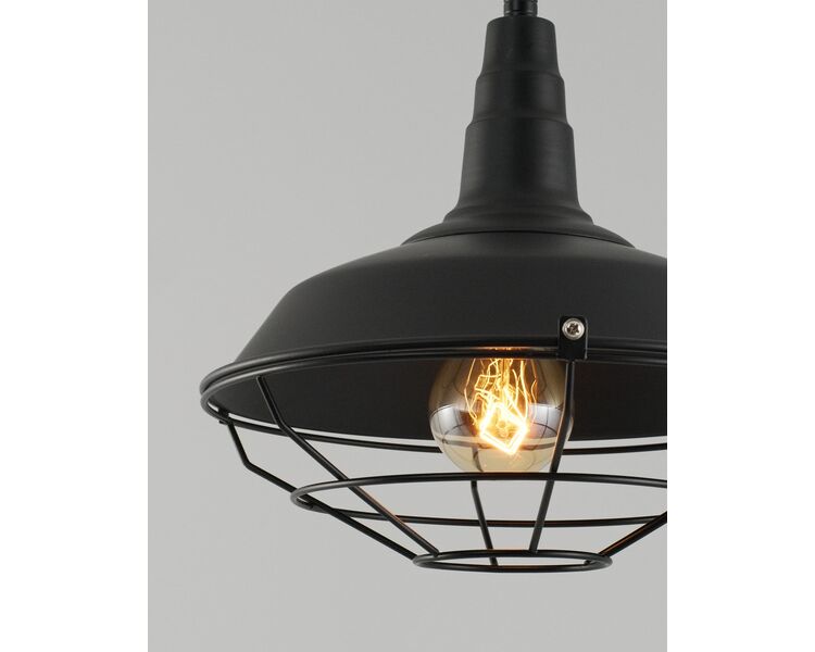 Купить Подвесной светильник Moderli V1390-1P West 1*E27*60W, Варианты цвета: черный, фото 6