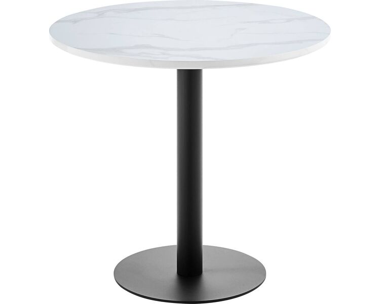 Купить Стол Tiffany черный круглый, металл, МДФ, 90 x 90 см, Варианты размера: 90