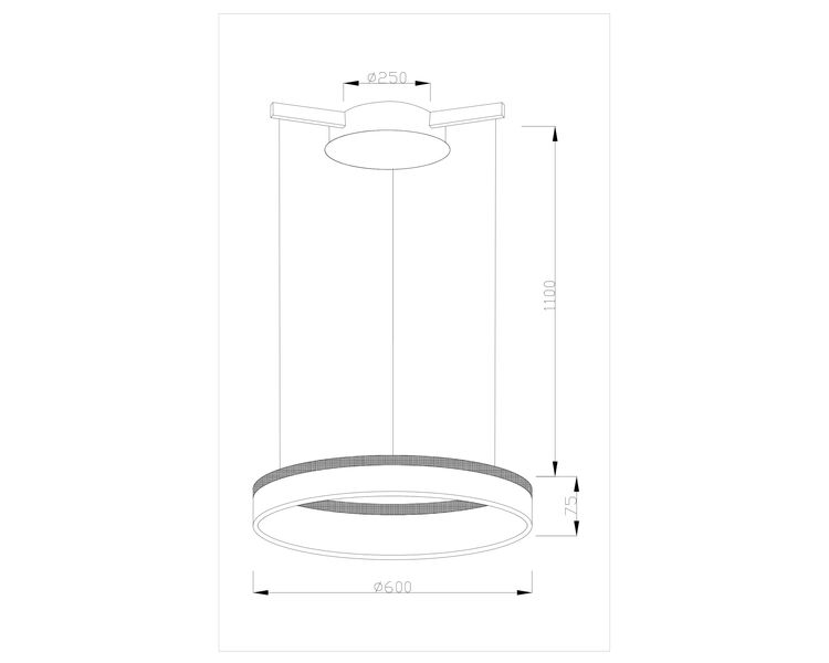 Купить Светодиодная подвесная люстра Moderli V1721-PL Via LED*39W, Варианты цвета: черный, фото 5