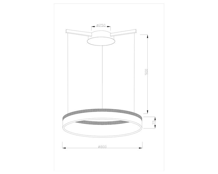 Купить Светодиодная подвесная люстра Moderli V1722-PL Via LED*50W, фото 6