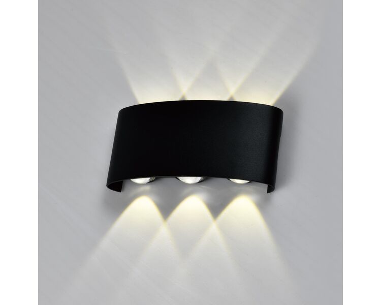 Купить Светодиодный настенный светильник Moderli V1891-WL Madison LED*6W, Варианты цвета: черный, фото 3