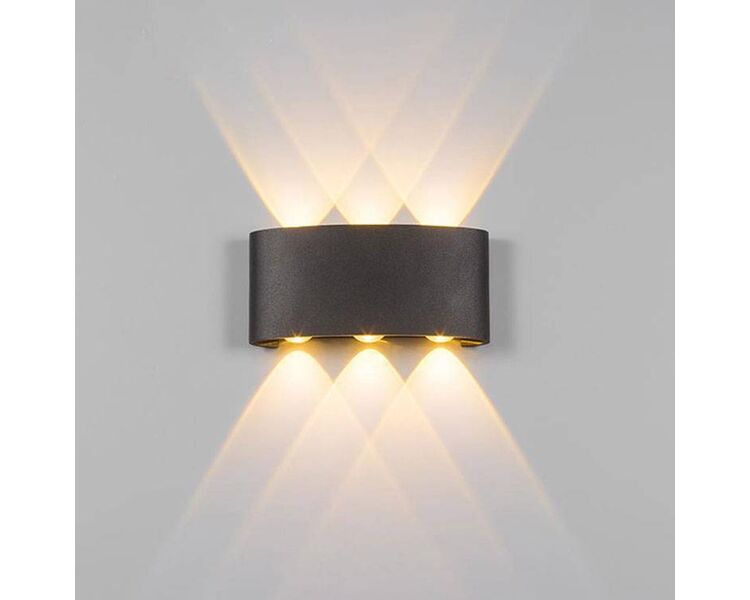 Купить Светодиодный настенный светильник Moderli V1891-WL Madison LED*6W, Варианты цвета: черный, фото 6