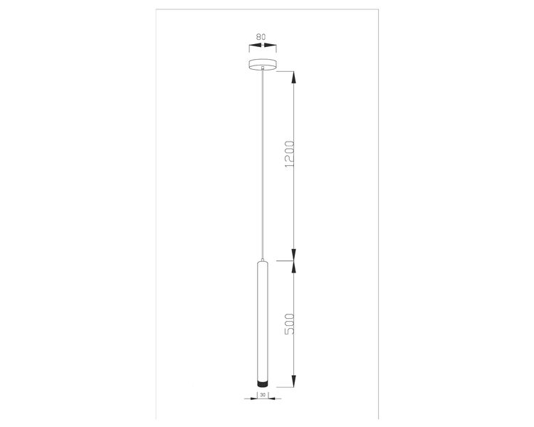Купить Светодиодный подвесной светильник Moderli V2320-PL Siento LED*3W, Варианты цвета: белый, фото 5