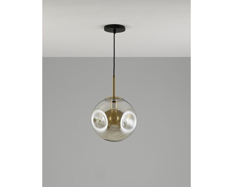 Купить Подвесной светильник Moderli V2081-P Amo 1*E27*60W, Варианты цвета: коричневый, фото 4