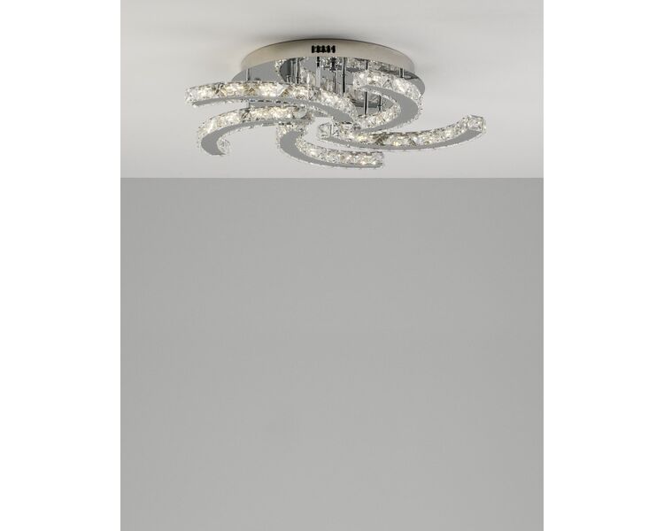Купить Светодиодная потолочная люстра Moderli V1594-CL Luna LED*30W, фото 3