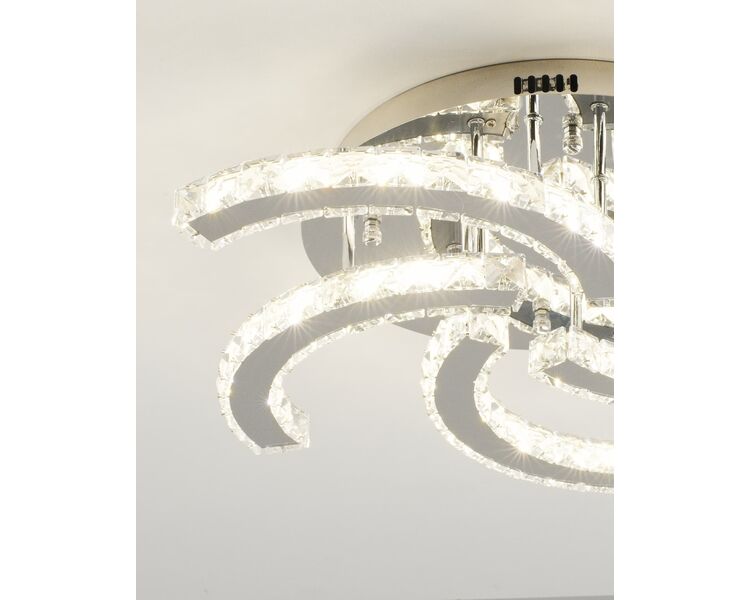 Купить Светодиодная потолочная люстра Moderli V1594-CL Luna LED*30W, фото 5