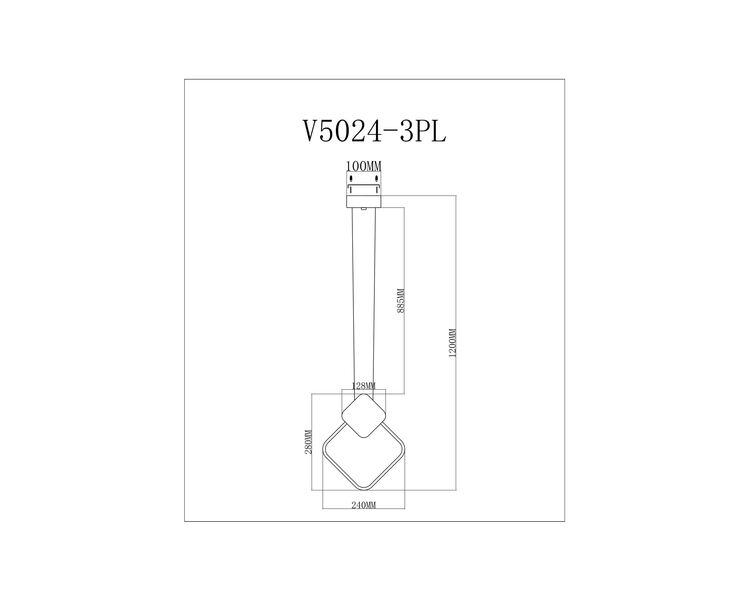 Купить Светодиодный подвесной светильник Moderli V5024-3PL Store, фото 4