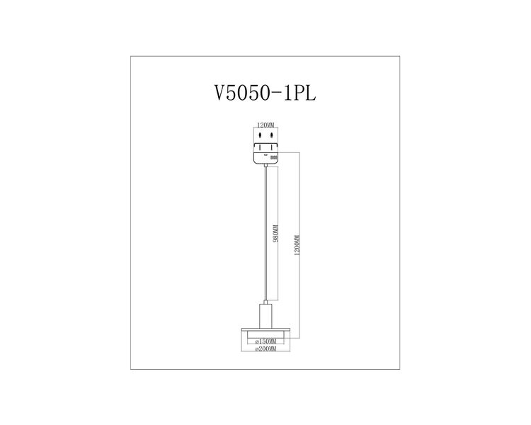 Купить Светодиодный подвесной светильник Moderli V5050-1PL Solumn, Модель: V5050-1PL, фото 6