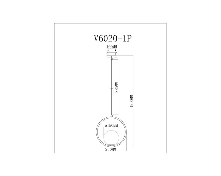 Купить Подвесной светильник Moderli V6020-1P Barocco, фото 3