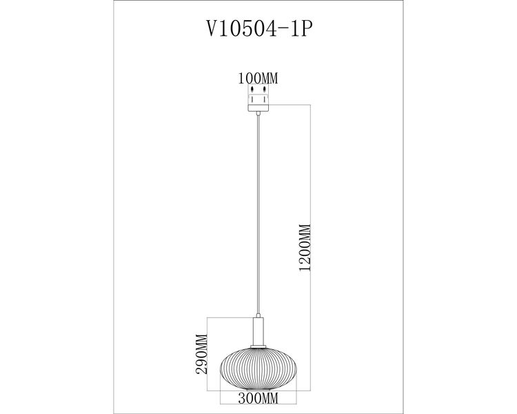 Купить Светильник подвесной Moderli V10504-1P Boise, Модель: V10504-1P, фото 3