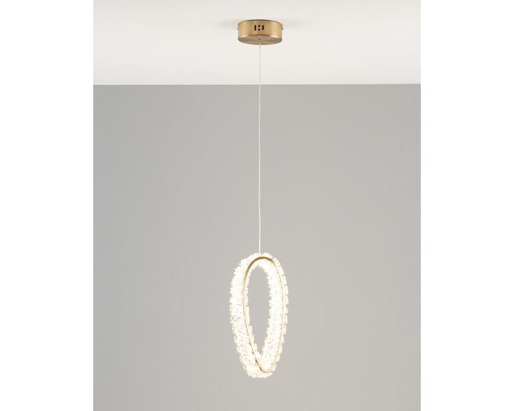 Купить Светильник подвесной светодиодный Moderli V10432-PL Verona, Варианты цвета: золотой, фото 2