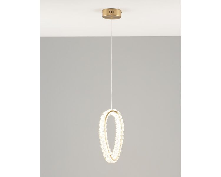 Купить Светильник подвесной светодиодный Moderli V10432-PL Verona, Варианты цвета: золотой, фото 6