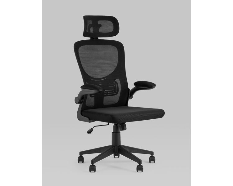 Купить Кресло офисное TopChairs Airone черный, Цвет: черный, фото 2