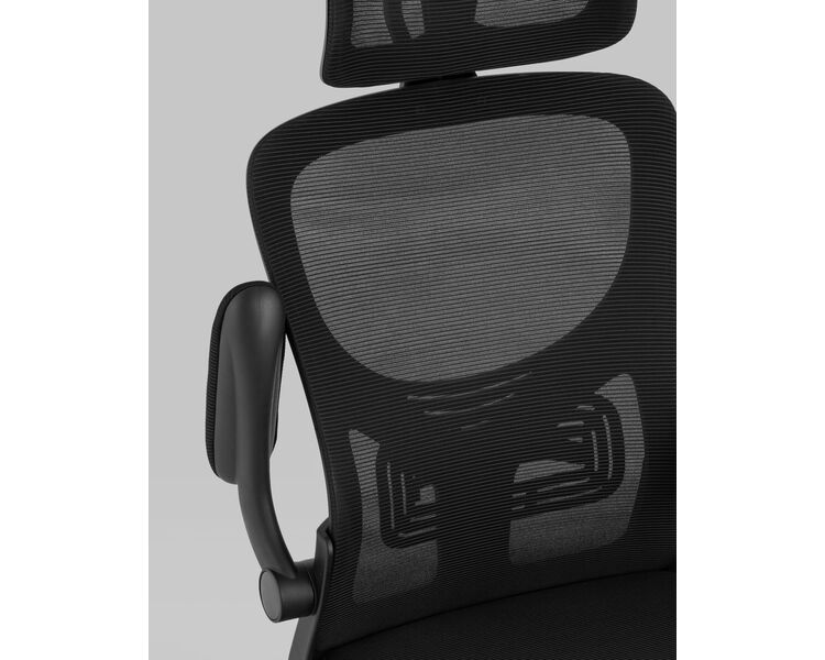 Купить Кресло офисное TopChairs Airone черный, Цвет: черный, фото 11