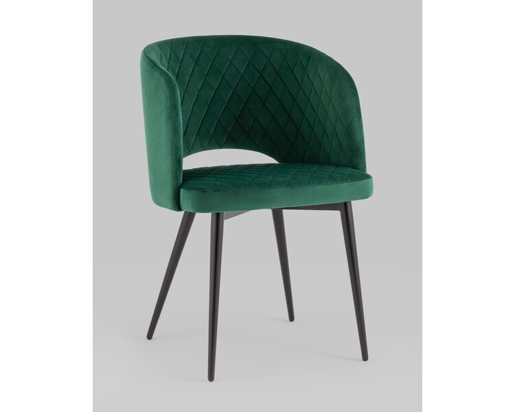 Купить Стул-кресло Дарелл велюр зелёный, Цвет: зеленый, фото 2