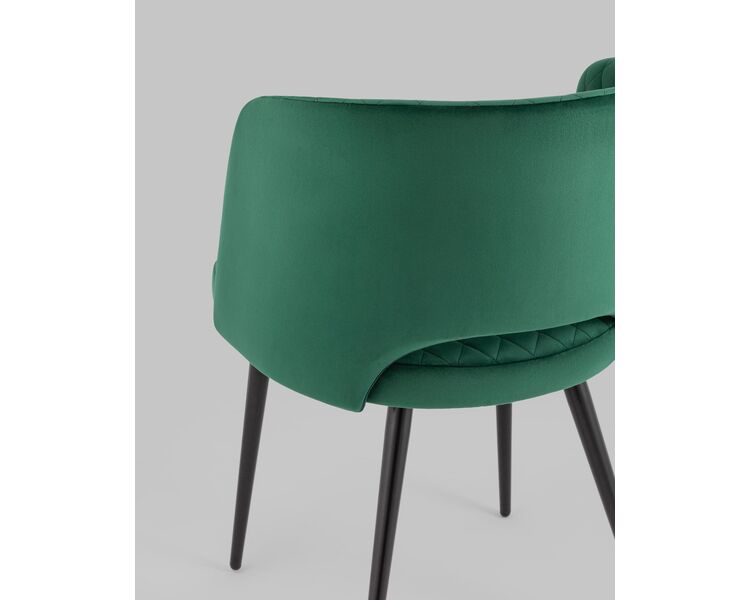 Купить Стул-кресло Дарелл велюр зелёный, Цвет: зеленый, фото 7