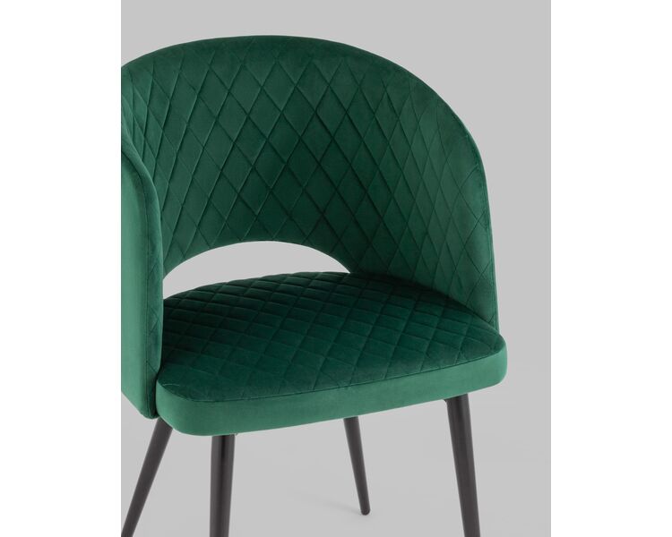 Купить Стул-кресло Дарелл велюр зелёный, Цвет: зеленый, фото 8