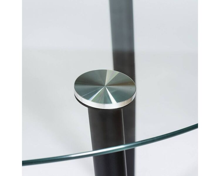 Купить Стол Kassel овальный, металл, закаленное стекло, 150 x 90 см, фото 3
