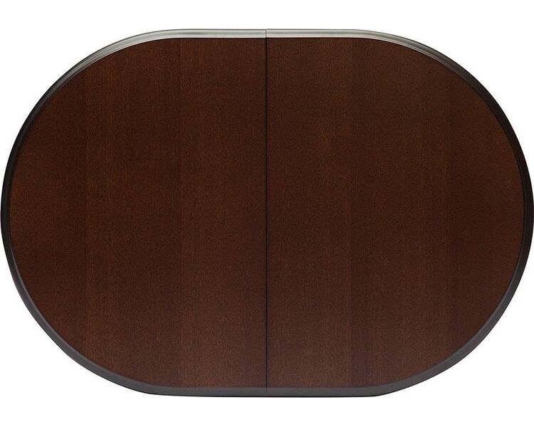 Купить Стол раздвижной Siena овальный овальный, массив гевеи, МДФ, 150 x 80 см, Варианты цвета: темное дерево, фото 2