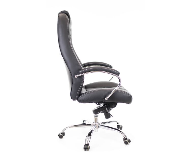 Купить Кресло компьютерное Drift M эко-кожа черный, хром, Цвет: черный/хром, фото 3