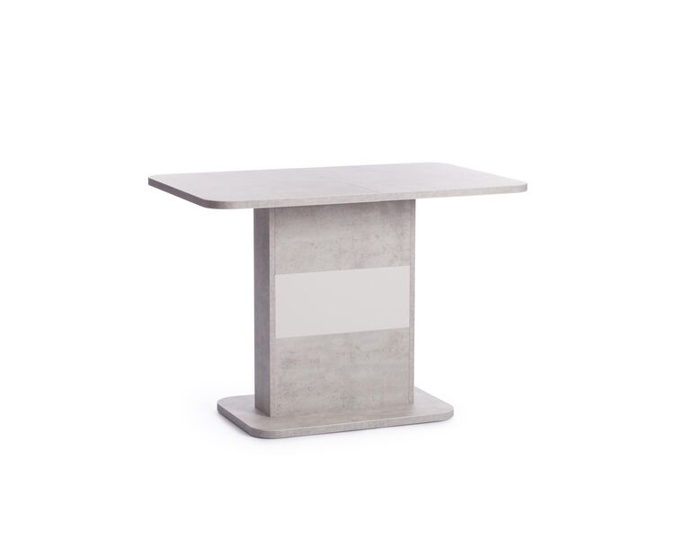 Купить Стол обеденный раскладной SMART белый бетон/белый, Варианты цвета: белый бетон/белый, Варианты размера: , фото 4