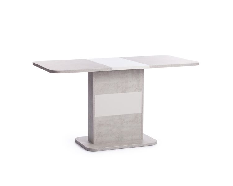 Купить Стол обеденный раскладной SMART белый бетон/белый, Варианты цвета: белый бетон/белый, Варианты размера: , фото 6