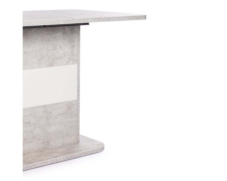 Купить Стол обеденный раскладной SMART белый бетон/белый, Варианты цвета: белый бетон/белый, Варианты размера: , фото 9
