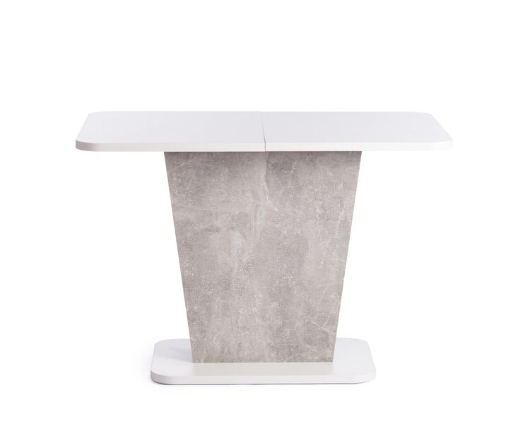 Купить Стол обеденный раскладной GENT белый/бетон, Варианты цвета: Белый/Бетон, Варианты размера: , фото 2