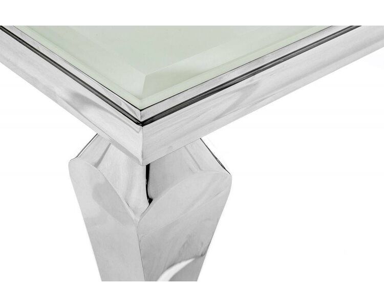 Купить Стол Flavia прямоугольный, металл, стекло, 150 x 90 см, Варианты цвета: прозрачный, фото 4