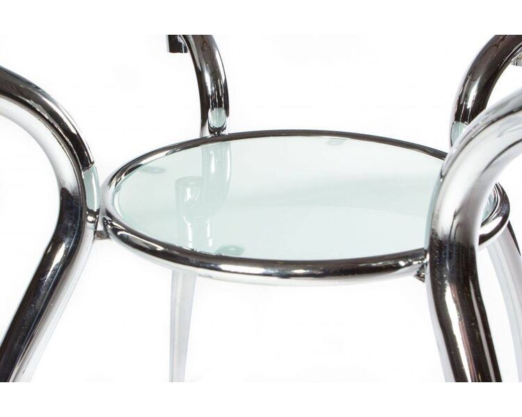 Купить Стол Kurt круглый, металл, закаленное стекло, 90 x 90 см, Варианты размера: 90, фото 3