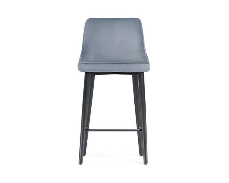 Купить Барный стул Атани серо-синий / черный, Цвет: серый, фото 2
