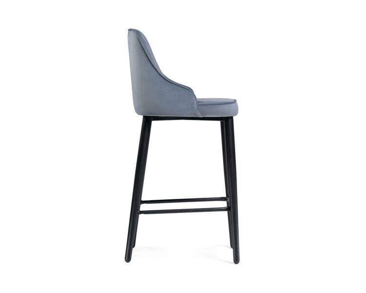 Купить Барный стул Атани серо-синий / черный, Цвет: серый, фото 3