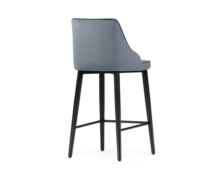 Купить Барный стул Атани серо-синий / черный, Цвет: серый, фото 4