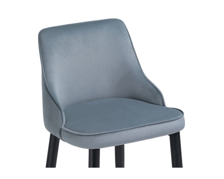 Купить Барный стул Атани серо-синий / черный, Цвет: серый, фото 5