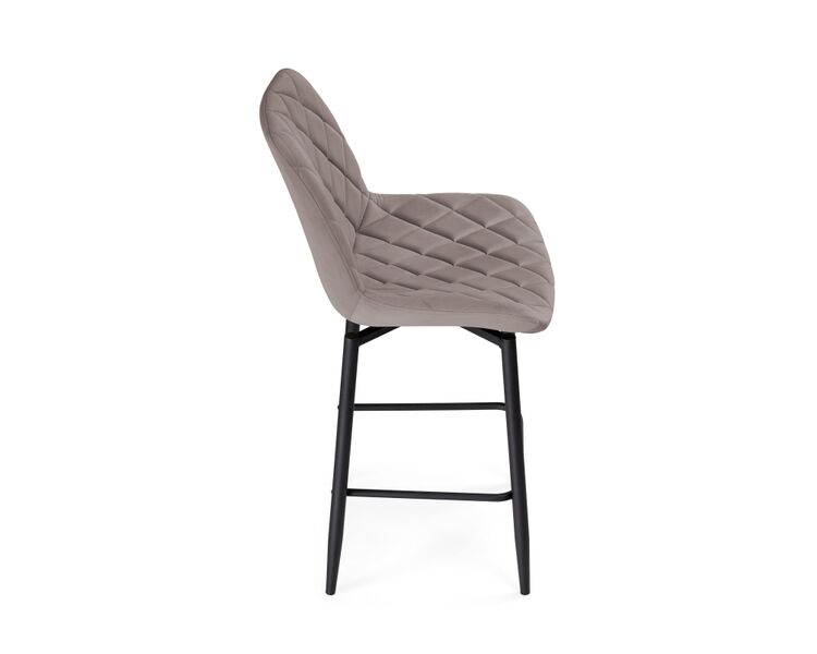 Купить Барный стул Баодин К Б/К крутящийся латте / черный, Цвет: коричневый, фото 3