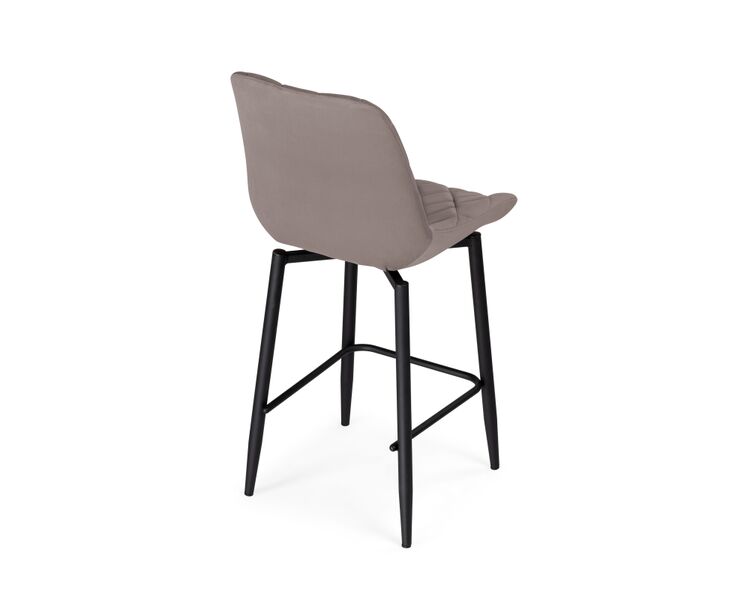 Купить Барный стул Баодин К Б/К крутящийся латте / черный, Цвет: коричневый, фото 4