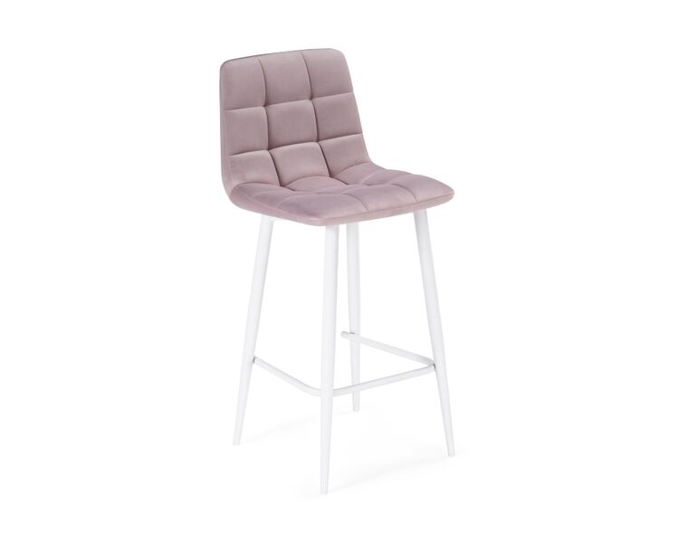 Купить Барный стул Чилли К розовый / белый, Цвет: розовый-1