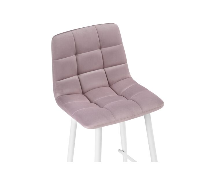 Купить Барный стул Чилли К розовый / белый, Цвет: розовый-1, фото 5