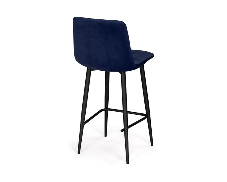 Купить Барный стул Чилли К синий / черный, Цвет: синий, фото 4