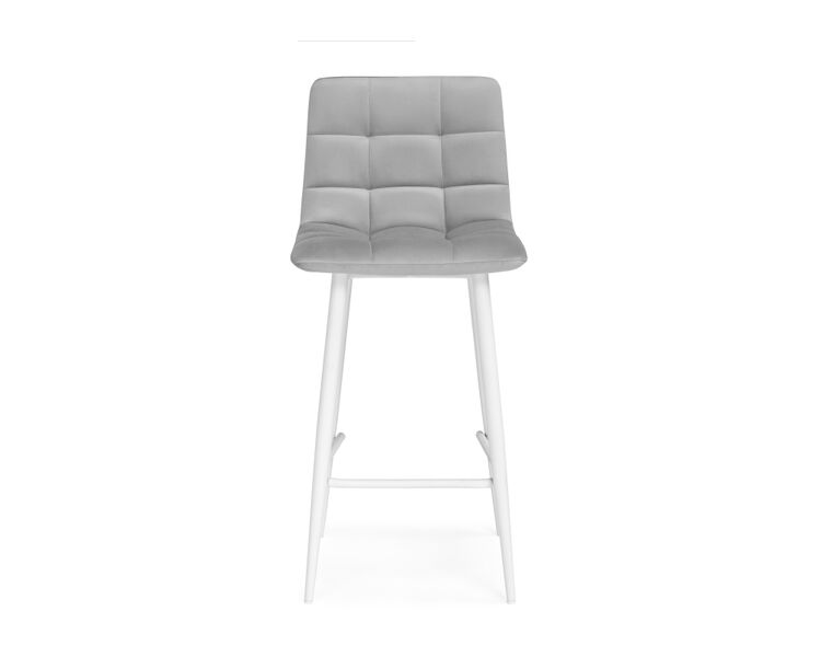 Купить Барный стул Чилли К серый / белый, Цвет: серый, фото 2